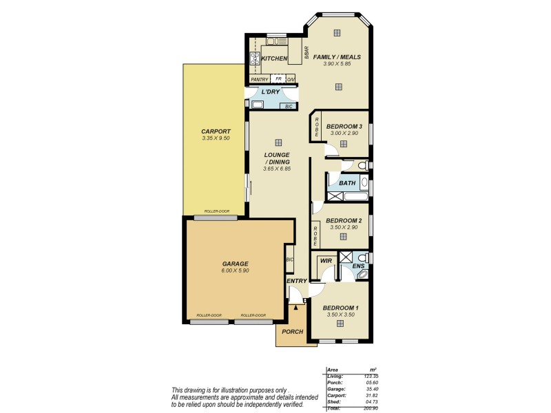 2 Elba Court, Greenwith SA 5125 Floorplan