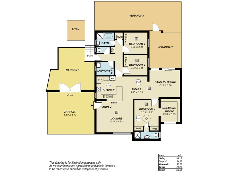 2 Susan Court, Salisbury East SA 5109 Floorplan