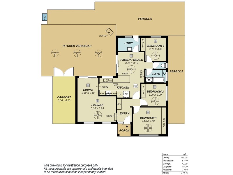14 Creek View Drive, Redwood Park SA 5097 Floorplan