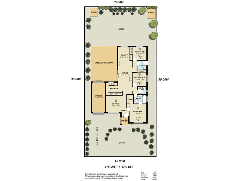 19 Howell Road, Parafield Gardens SA 5107 Floorplan