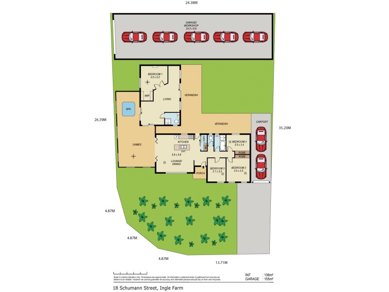 18 Schumann Street, Ingle Farm SA 5098 Floorplan
