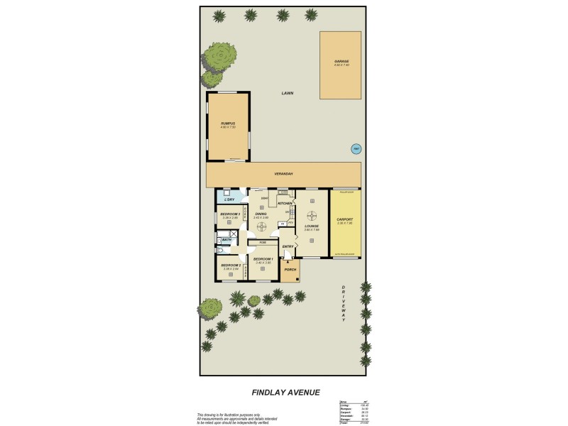 14 Findlay Avenue, Salisbury East SA 5109 Floorplan