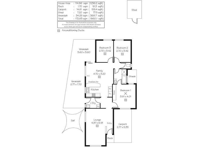 3 Stillwell Court, Greenwith SA 5125 Floorplan