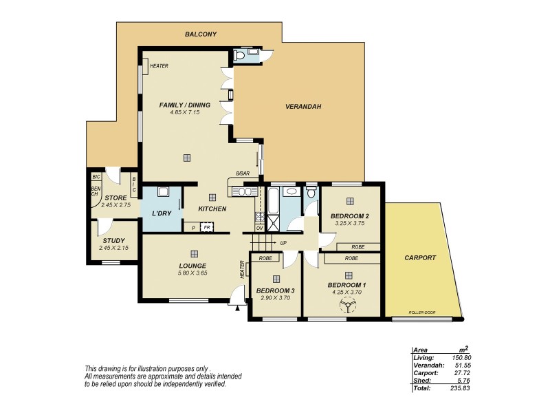 2 Wynyard Place, Redwood Park SA 5097 Floorplan
