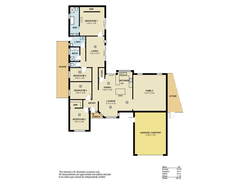 4 Sydney Drive, Salisbury Heights SA 5109 Floorplan