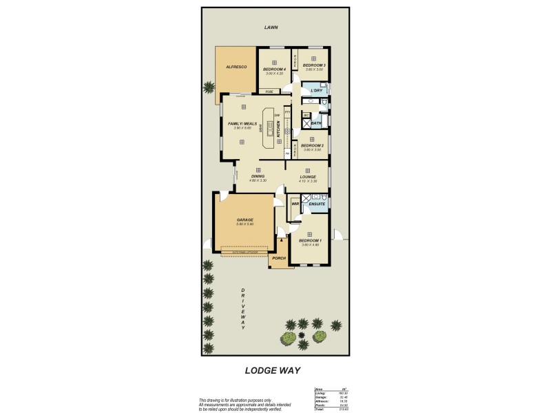 12 Lodge Way, Blakeview SA 5114 Floorplan