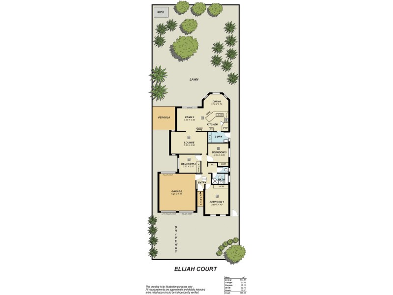19 Elijah Court, Greenwith SA 5125 Floorplan