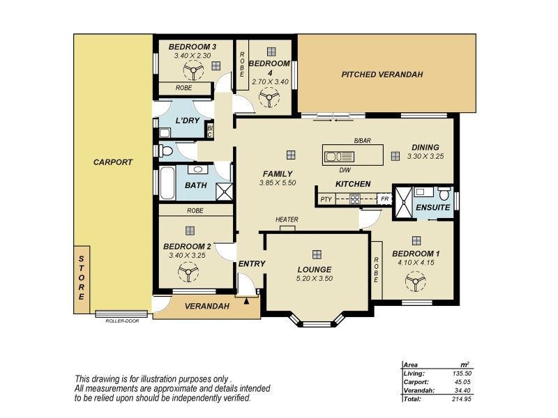 60 Canterbury Drive, Salisbury Heights SA 5109 Floorplan