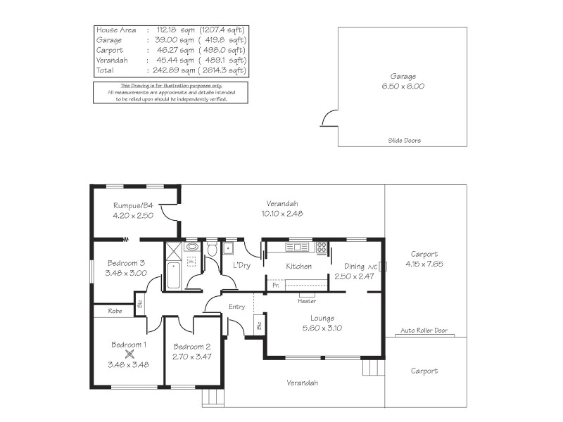 35 Tarana Avenue, Ingle Farm SA 5098 Floorplan