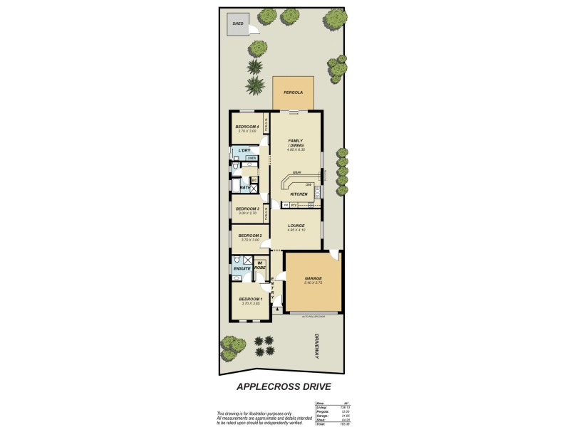 31 Applecross Drive, Blakeview SA 5114 Floorplan