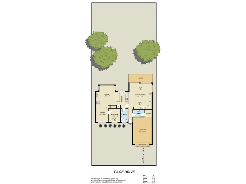 114 Page Drive, Blanchetown SA 5357 Floorplan