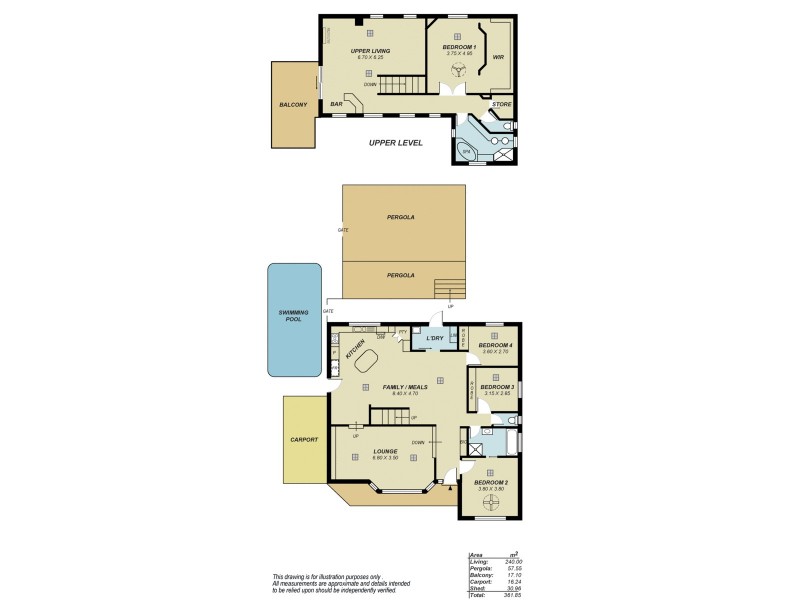 64 Coomurra Drive, Salisbury Heights SA 5109 Floorplan