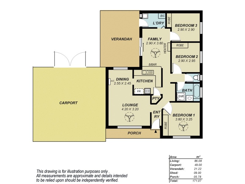 26 Boyara Crescent, Paralowie SA 5108 Floorplan
