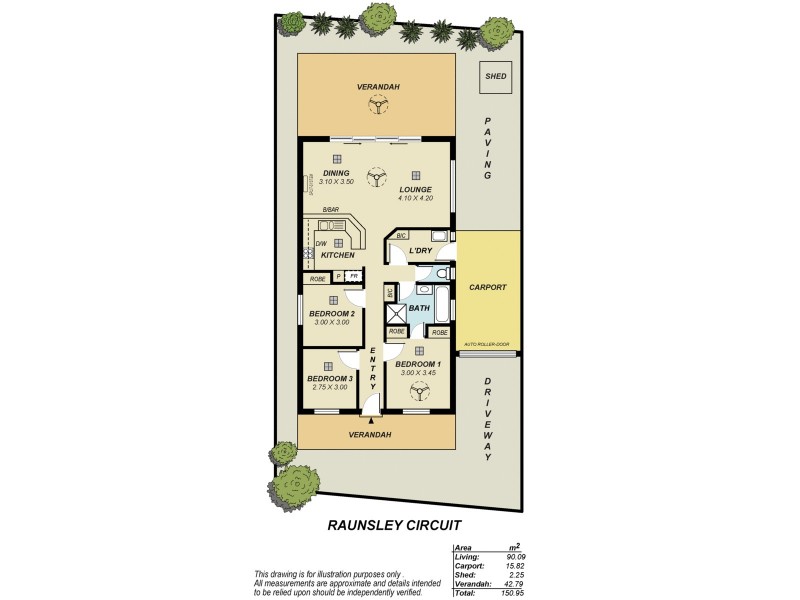 30 Raunsley Circuit, Greenwith SA 5125 Floorplan