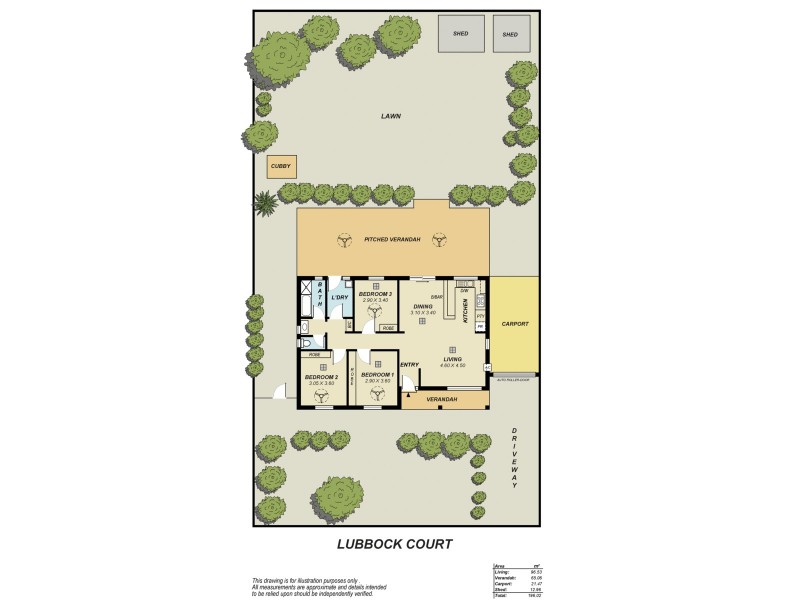 25 Lubbock Court, Wynn Vale SA 5127 Floorplan
