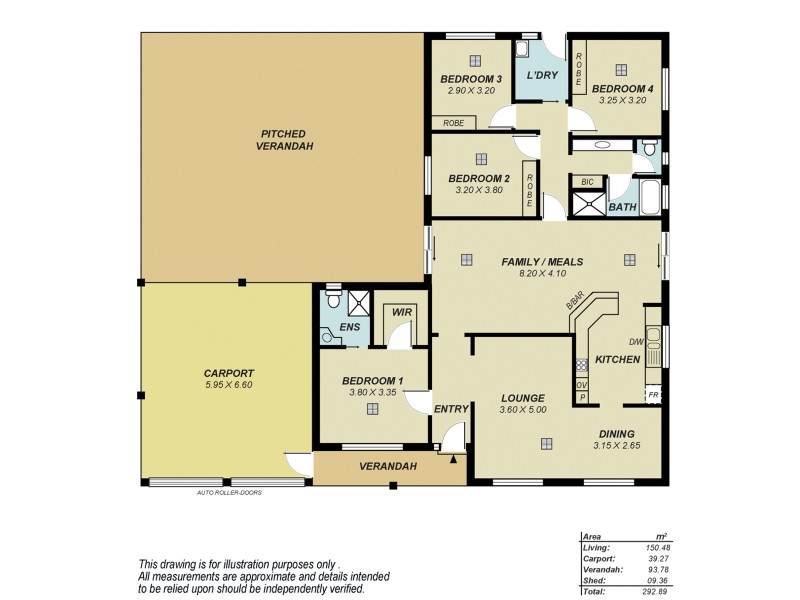 4 Kea Place, Greenwith SA 5125 Floorplan