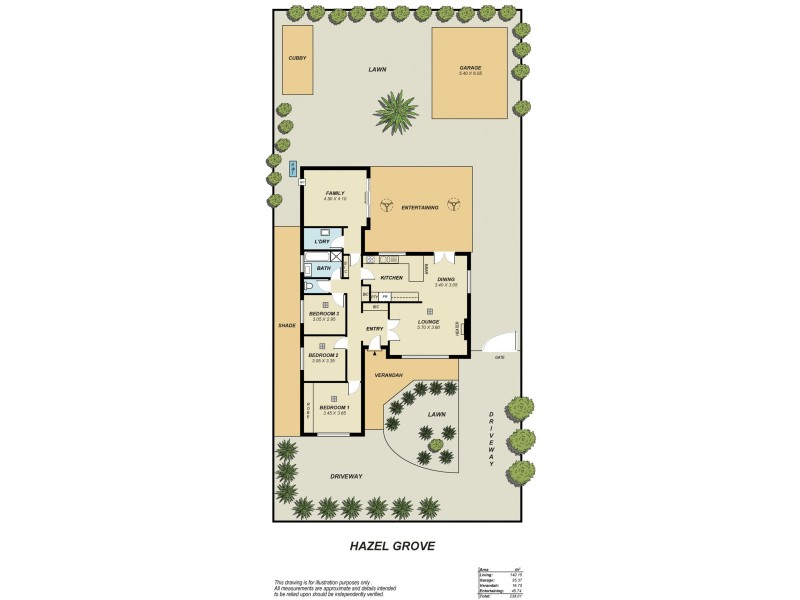 65 Hazel Grove, Ridgehaven SA 5097 Floorplan