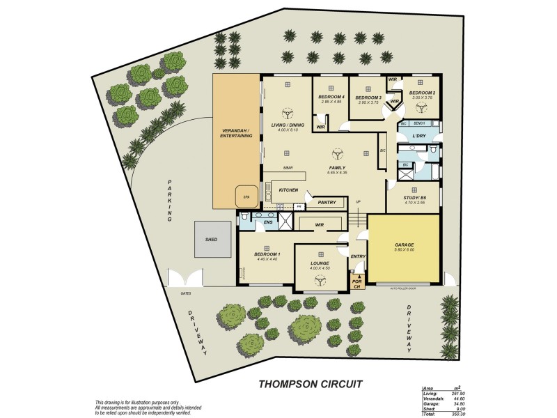18 Thompson Circuit, Evanston Park SA 5116 Floorplan