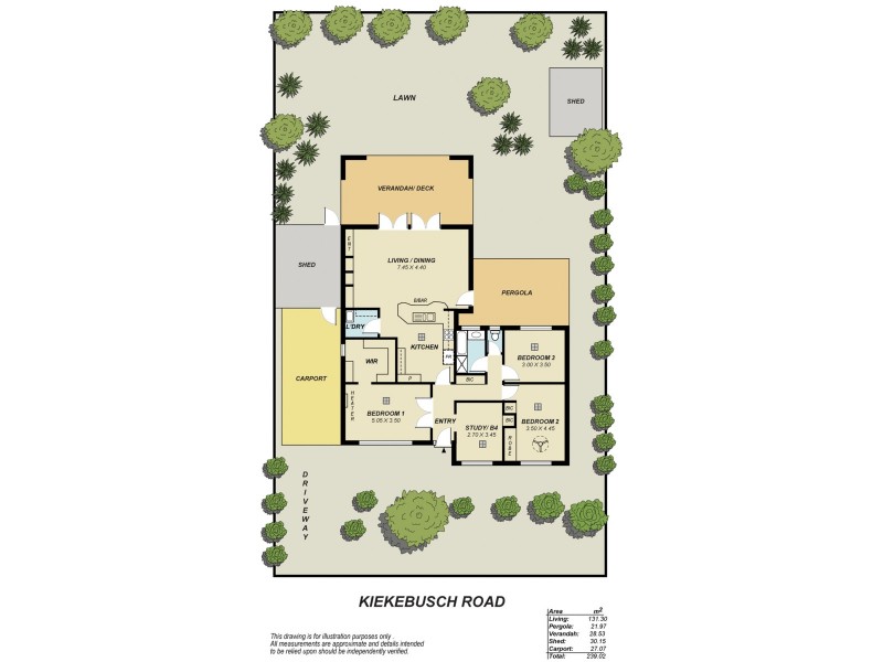 28 Kiekebusch Road, Gulfview Heights SA 5096 Floorplan