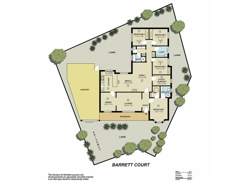 10 Barrett Court, Golden Grove SA 5125 Floorplan