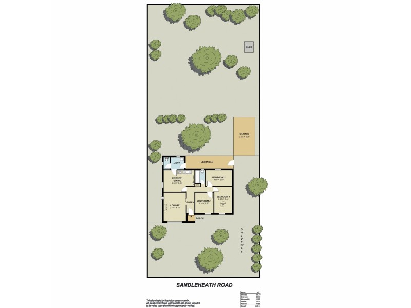 20 Sandleheath Road, Elizabeth Grove SA 5112 Floorplan