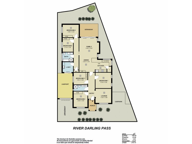 6 River Darling Pass, Blakeview SA 5114 Floorplan