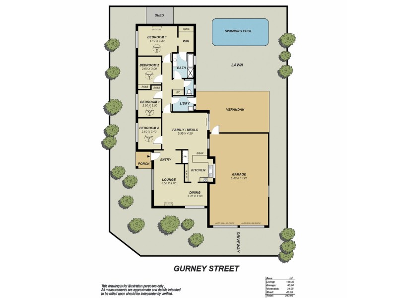 8 Gurney Street, Parafield Gardens SA 5107 Floorplan