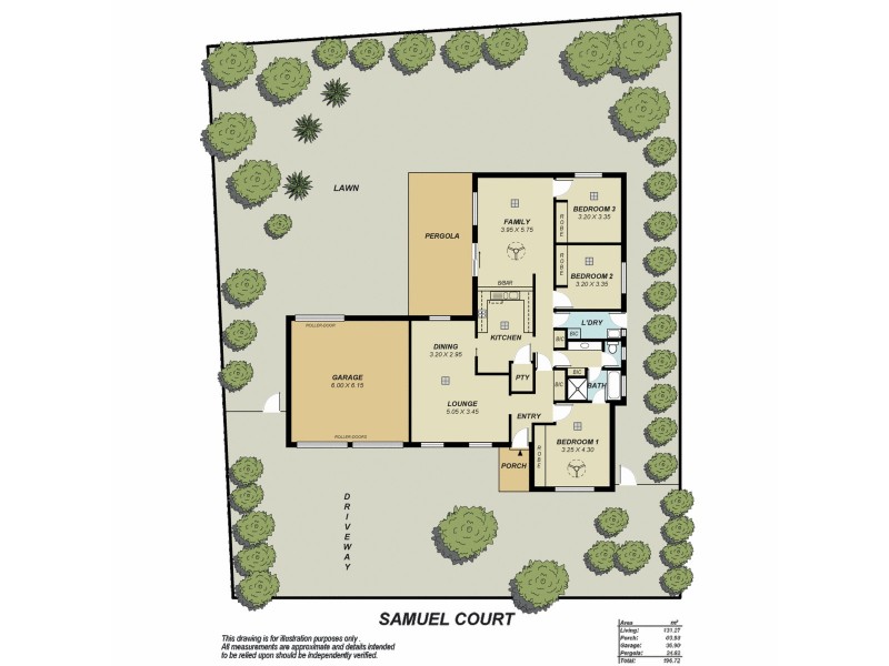 25 Samuel Court, Greenwith SA 5125 Floorplan