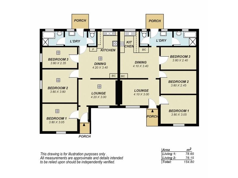 14 & 16 Richardson Road, Elizabeth South SA 5112 Floorplan