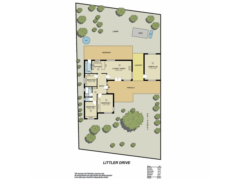 8 Littler Drive, Fairview Park SA 5126 Floorplan