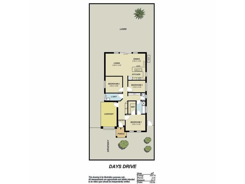 9 Days Drive, Munno Para West SA 5115 Floorplan
