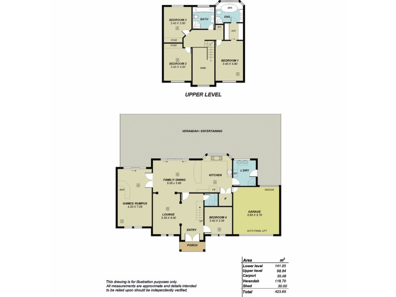 11 Milford Court, Greenwith SA 5125 Floorplan