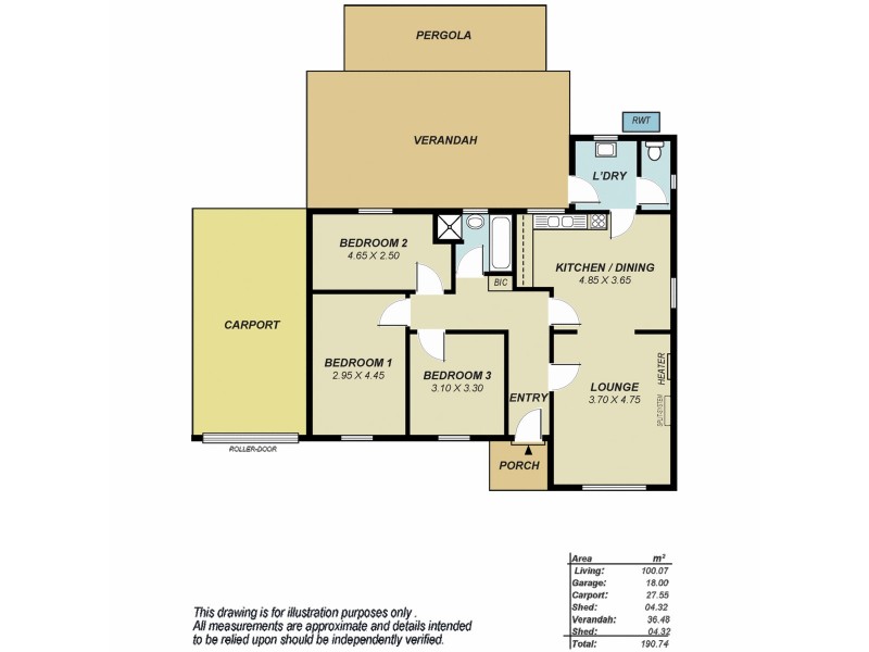 25 Crisp Road, Elizabeth Downs SA 5113 Floorplan