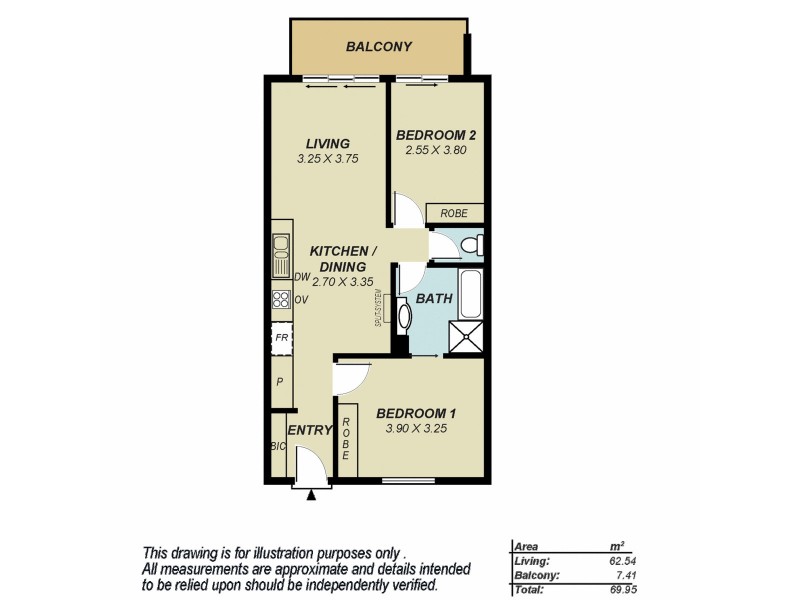 21/10 Light Common, Mawson Lakes SA 5095 Floorplan