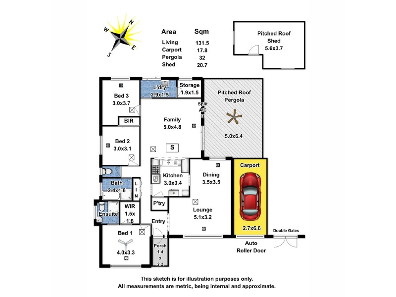 18 Bluebell Lane, Blakeview SA 5114 Floorplan