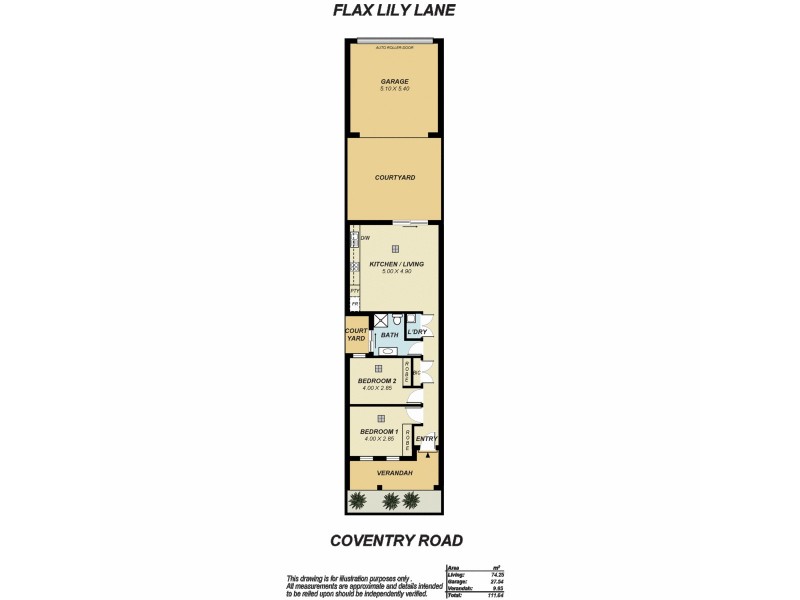 25 Flax Lily Lane, Munno Para West SA 5115 Floorplan
