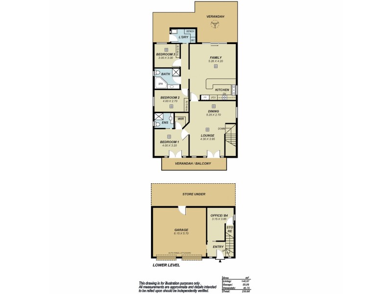 7 Dowton Place, Greenwith SA 5125 Floorplan