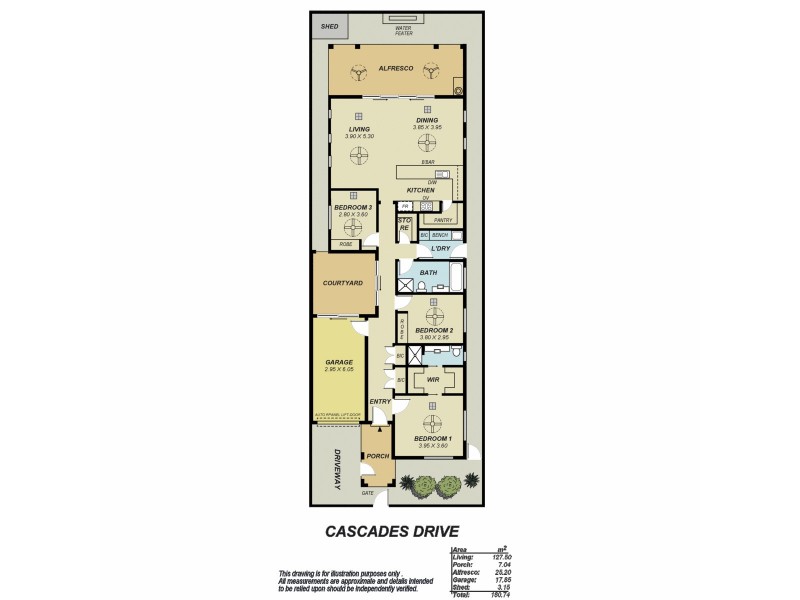 30 Cascades Drive, Mawson Lakes SA 5095 Floorplan