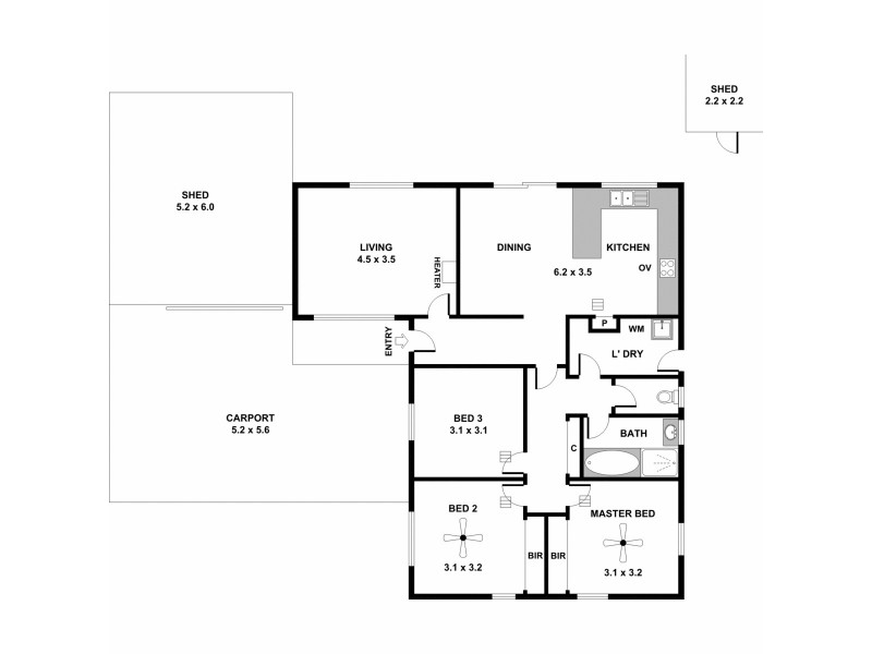 22 Celadon Court, Wynn Vale SA 5127 Floorplan
