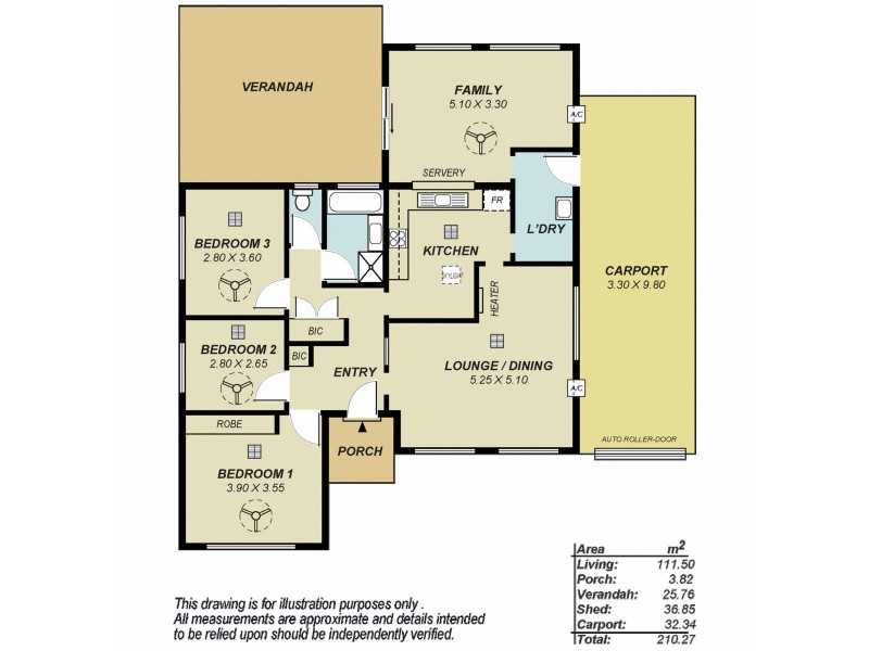 22 Francis Crescent, Salisbury Heights SA 5109 Floorplan