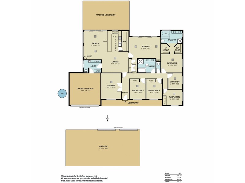 95 Brice Drive (Woodside), Harrogate SA 5244 Floorplan