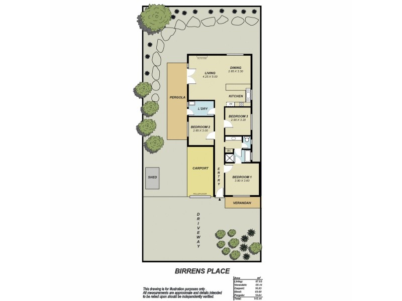 7 Birrens Place, Greenwith SA 5125 Floorplan