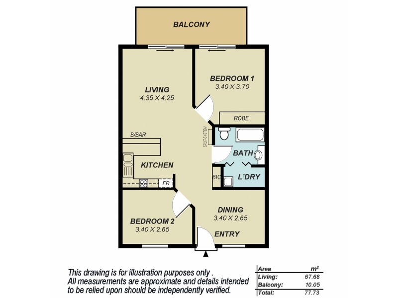 27/81 Carrington Street, Adelaide SA 5000 Floorplan