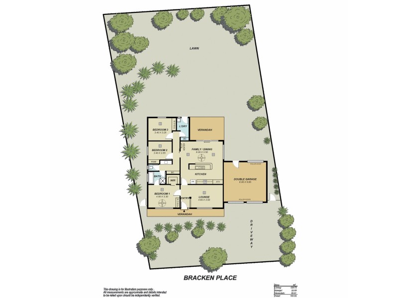 6 Bracken Place, Golden Grove SA 5125 Floorplan