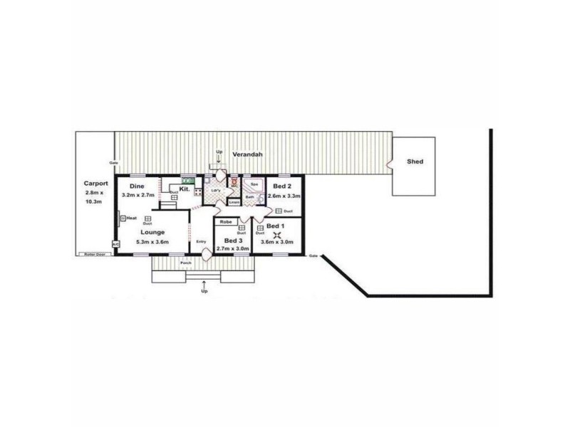 2 Vera Street, Paralowie SA 5108 Floorplan