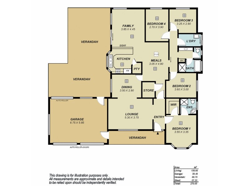22 Priory Road, Gulfview Heights SA 5096 Floorplan