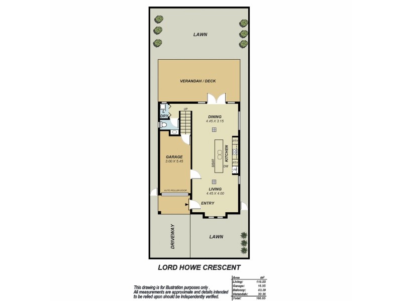 5 Lord Howe Crescent, Mawson Lakes SA 5095 Floorplan