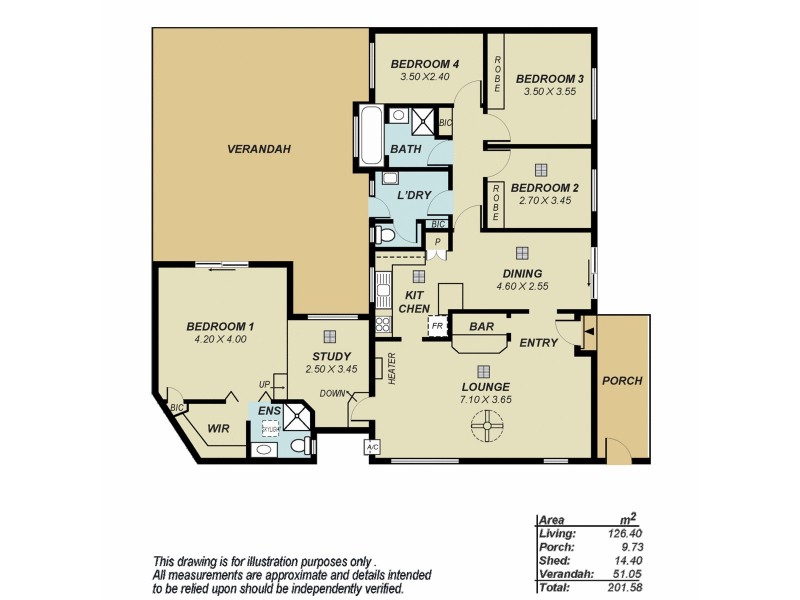 3 Annalisa Court, Gulfview Heights SA 5096 Floorplan