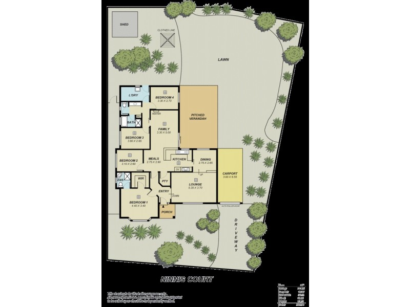 35 Ninnis Court, Greenwith SA 5125 Floorplan