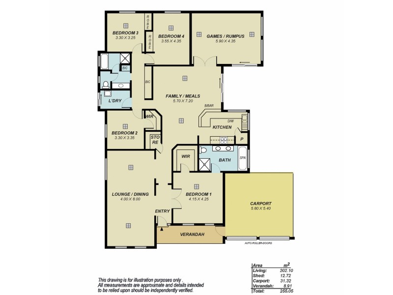 7 Norman Terrace, Blakeview SA 5114 Floorplan